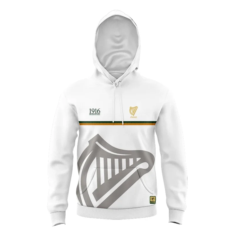 1916 Commemorative Adult Children's Rugby Jerseys Hoodies 3D Printed Breathable Comfortable Casual Pullover Outdoor Sports