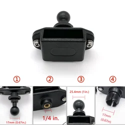 Accessories for Walkie Talkie Car Holder Bracket in Car Mount for Two Way Radio Mount on Moto Bike Stand Accessories