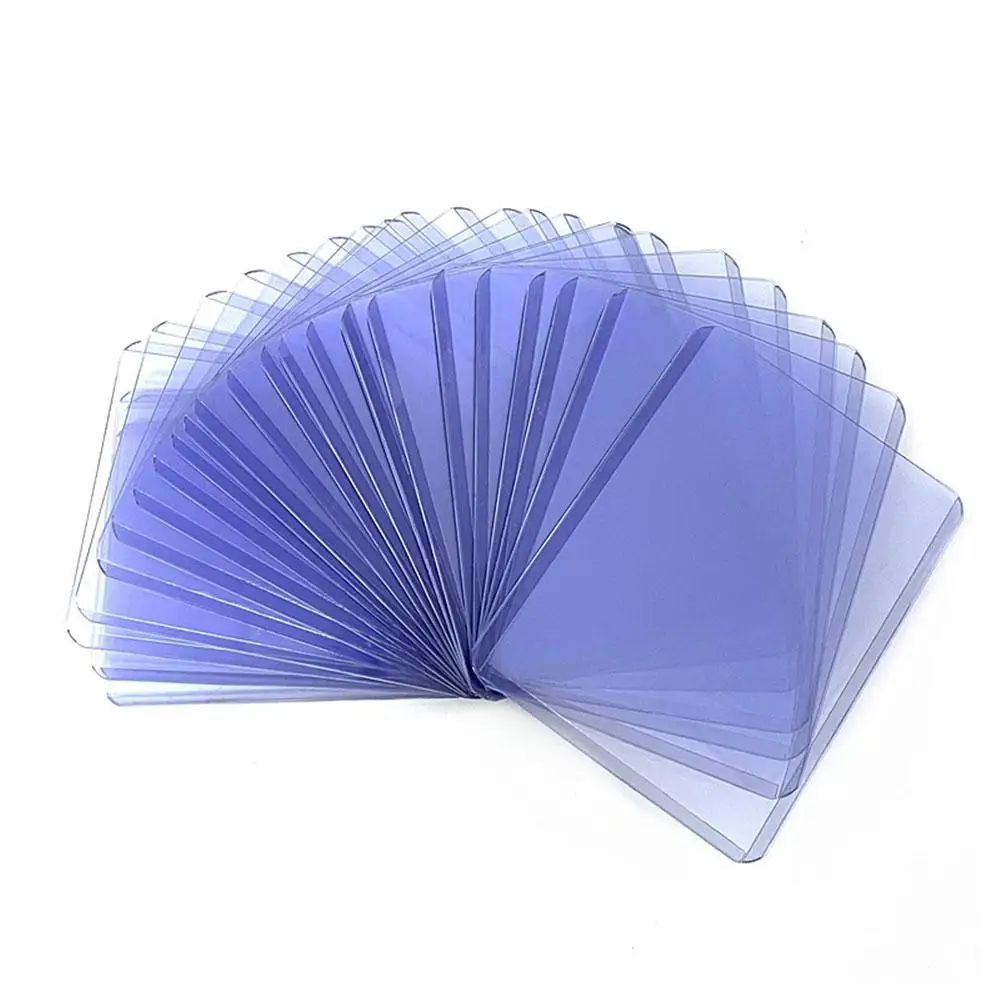 35PT Hart-PVC-Kartenhüllen, wasserdichter Sammler, Kartenhalter, Protektoren, Abdeckung für Sammelkarten, Sport, Baseball, Karte