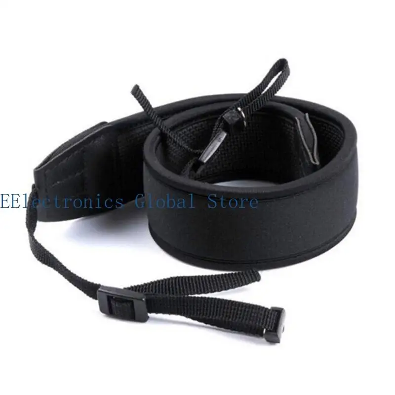 462B Universal SLR Camera Shoulder Belt Adjustable Neck Strap High Elastic Foam Belt 22.05in Total Length Sling Strap