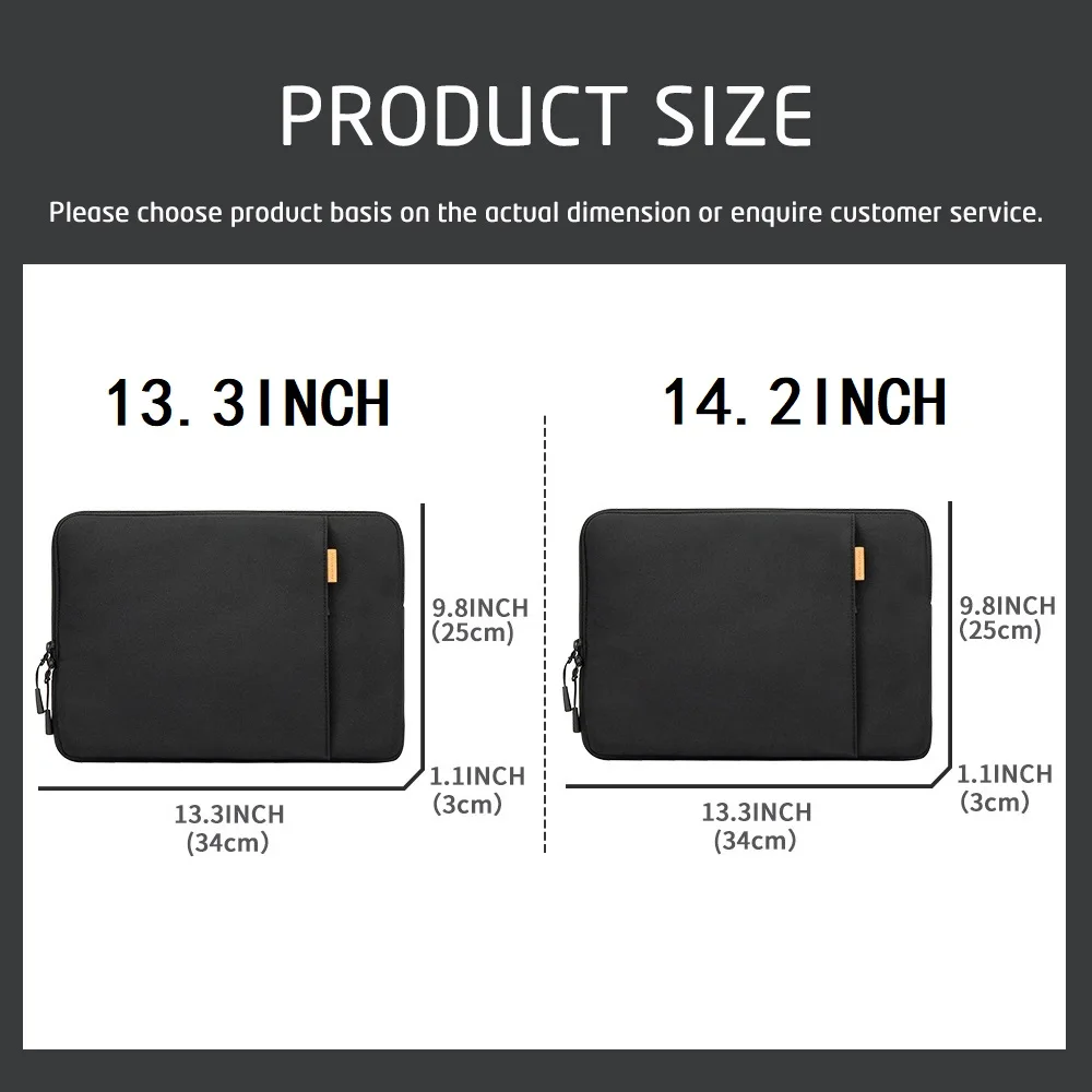 Laptop Sleeve Bag Compatible with MacBook Air/Pro, 13.3 inch Notebook, Compatible with MacBook Pro 14 inch M3 M2 M1 Sleeve Case