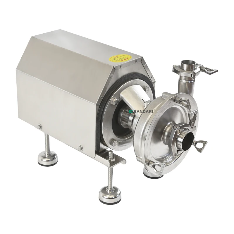 Centrifugal pump for conveying materials in food and beverage plants, all stainless steel sanitary centrifugal pump SCP