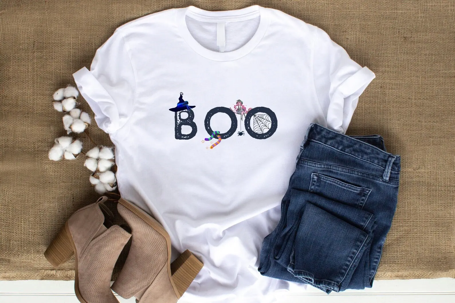 

Футболка Boo на Хэллоуин для девочек S для женщин, забавная вечеринка