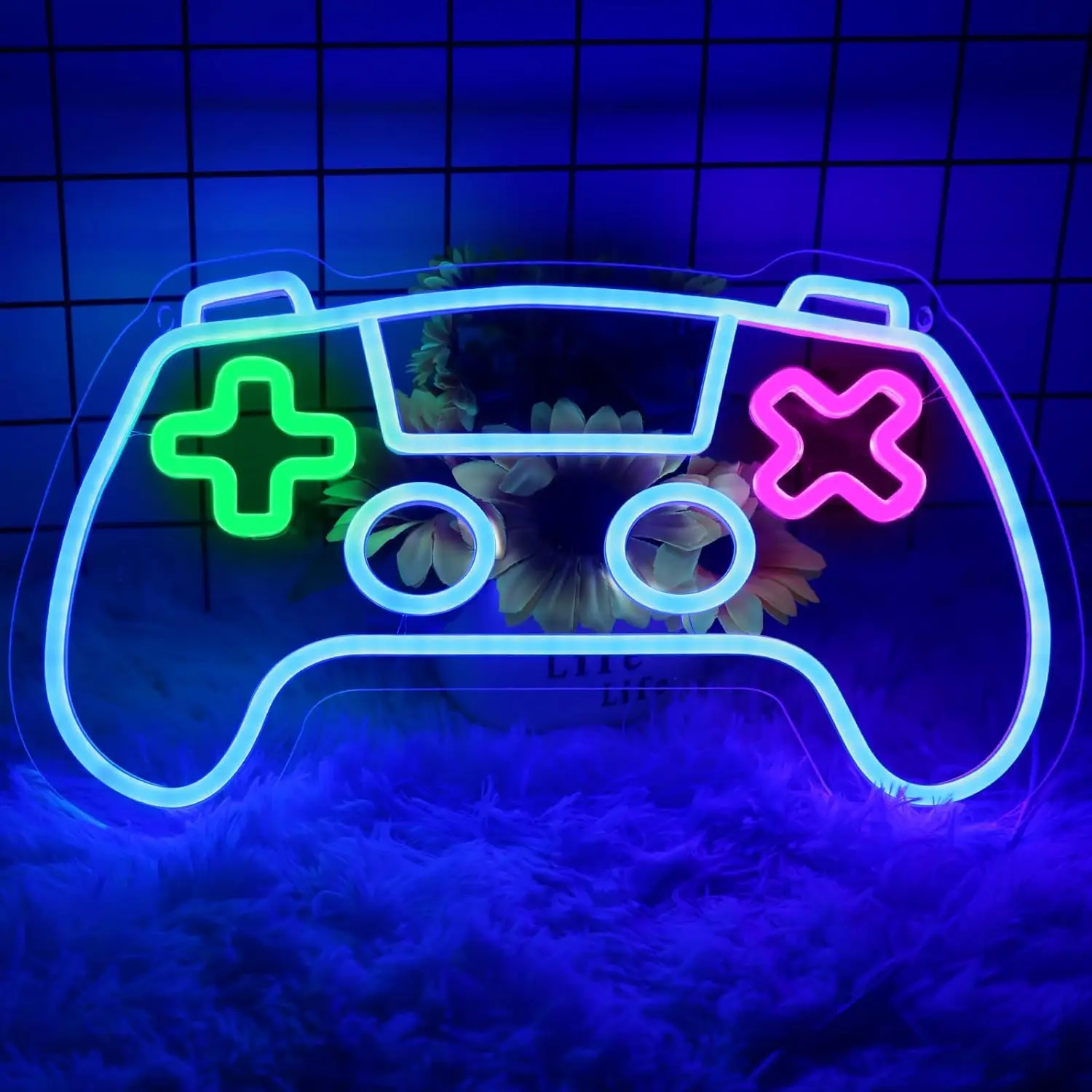 Gaming Neon Sign for Gamer Room Wall Decor for Bedroom Game Room Decor, Game LED Sign for Man Cave Wall Decor or Gamer Gift