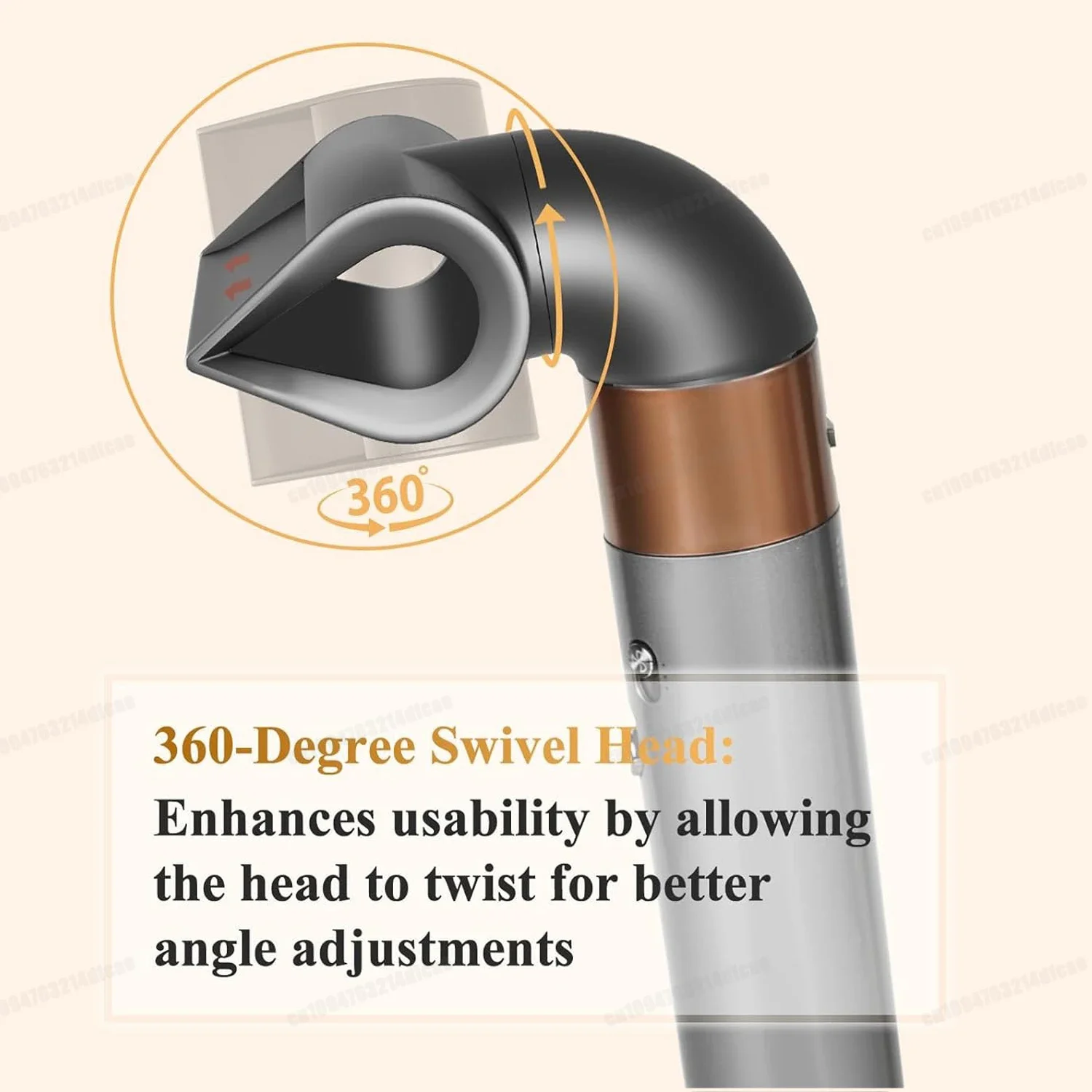 Precision Styling Nozzle For Dyson HD Series Hair Dryer with Adaptor For Dyson Airwrap HS01HS05 Hair Straightenting Smooth Hair