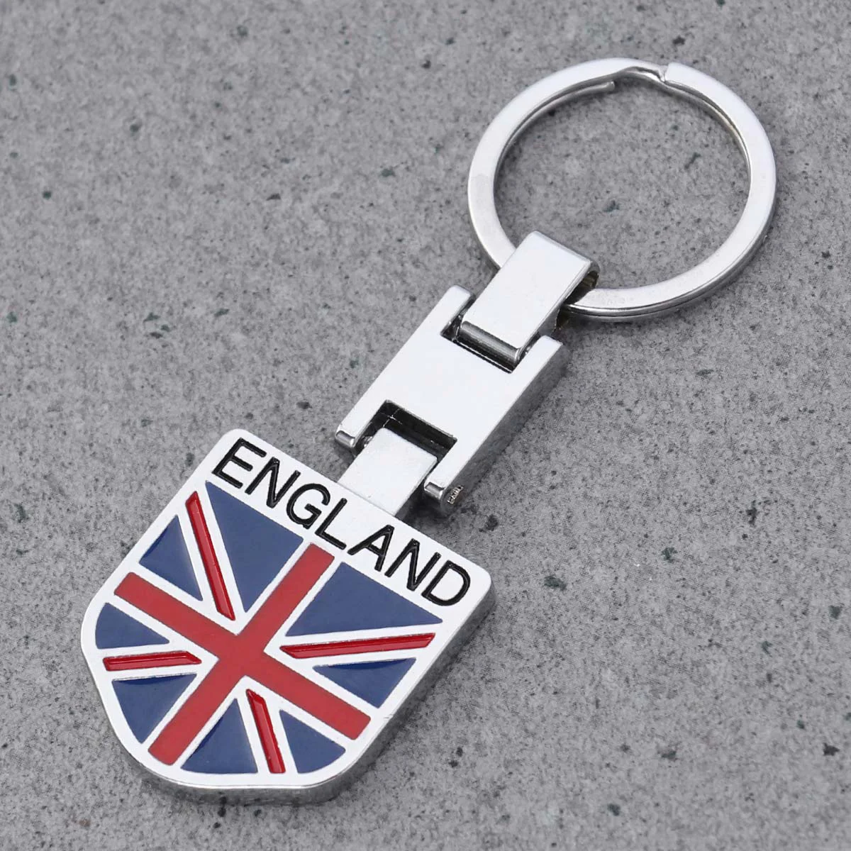 

Creative National Flag Keyring Delicate Metal Decor Keyring for Key Bag Purse (England Pattern) Keyring National Flag
