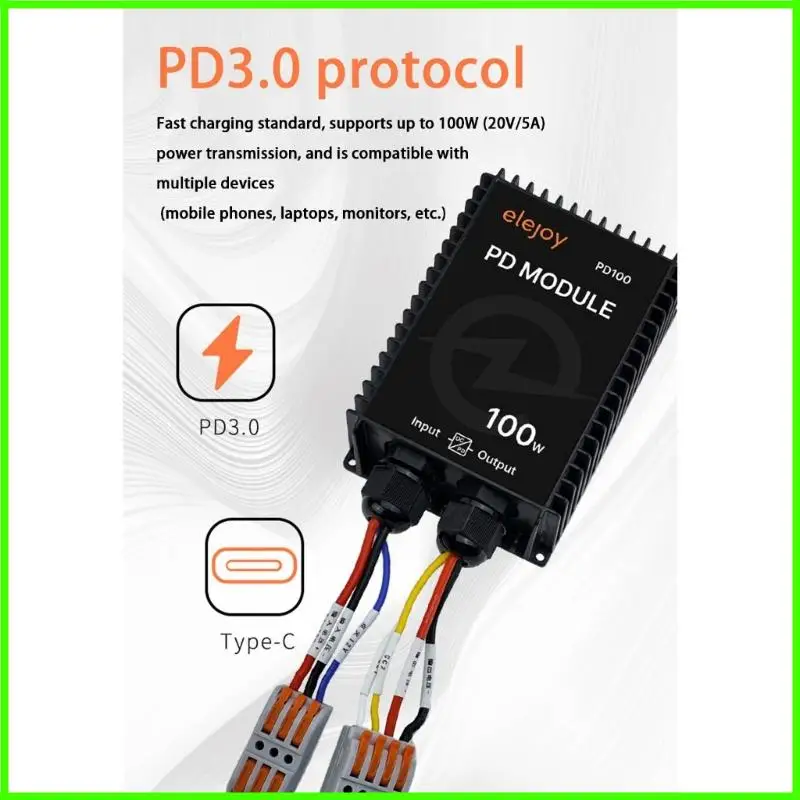 معالج USB طويل القامة لإنشاء معالج تنازلي 5 فولت 20 فولت جهاز سيارات محتمل قابل للتعديل