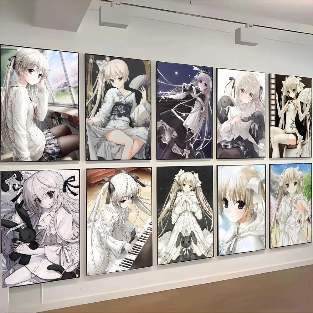 Kasugano Sora Anime Poster Self-adhesive Living Room Bedroom Party Bar Decor Moisture-proof Fade-resistant