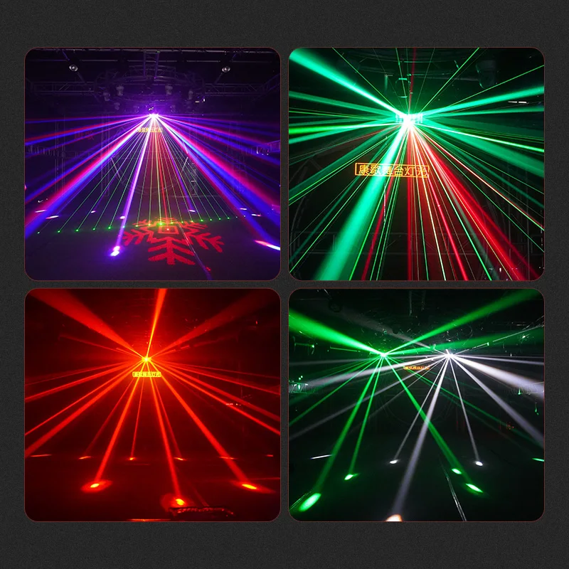 Led Butterfly Laser Light Butterfly Light Laser DMX DJ Laser Projector 4in1 DMX Control Beam Effect Stage Lighting for Disco