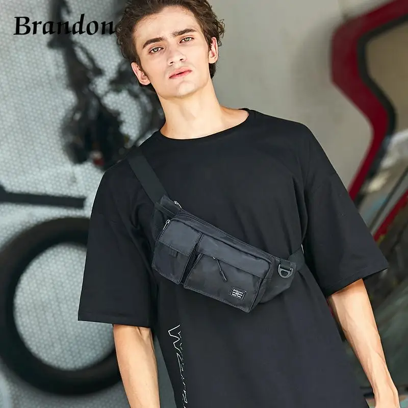 

Fashionable men's designer classic practical crossbody bag camouflage versatile chest waist bag casual shoulder bag outdoor