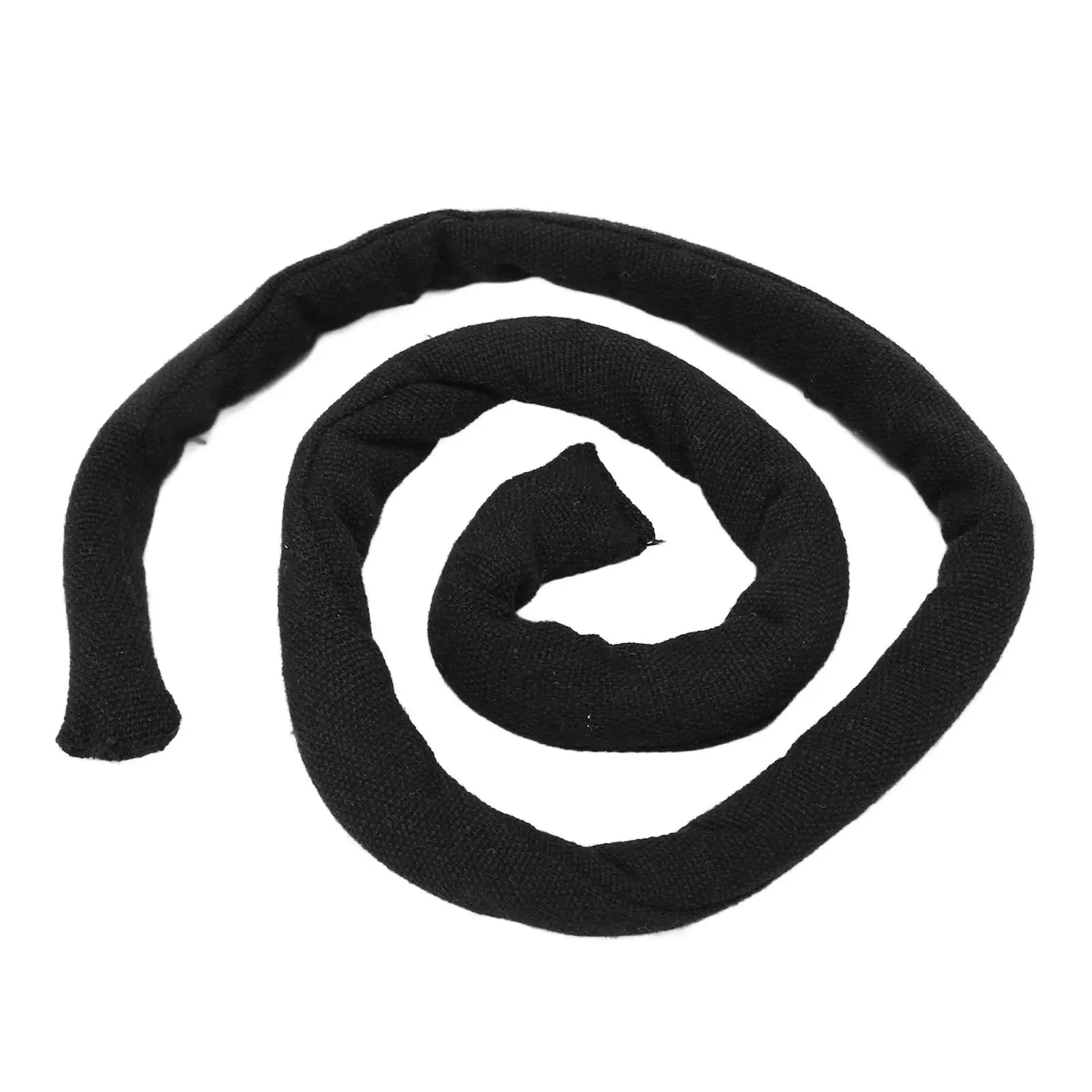 Laço de cabelo com trava espiral, fio de ferro flexível e durável para homens para uso diário, portátil, fácil de dobrar, acessório de cabelo longo e suficiente