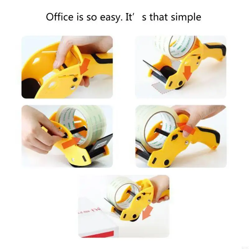 W89C Tape Cutter Dispenser Manual Sealing Device Baler Carton Sealer Width 6cm/2.36in
