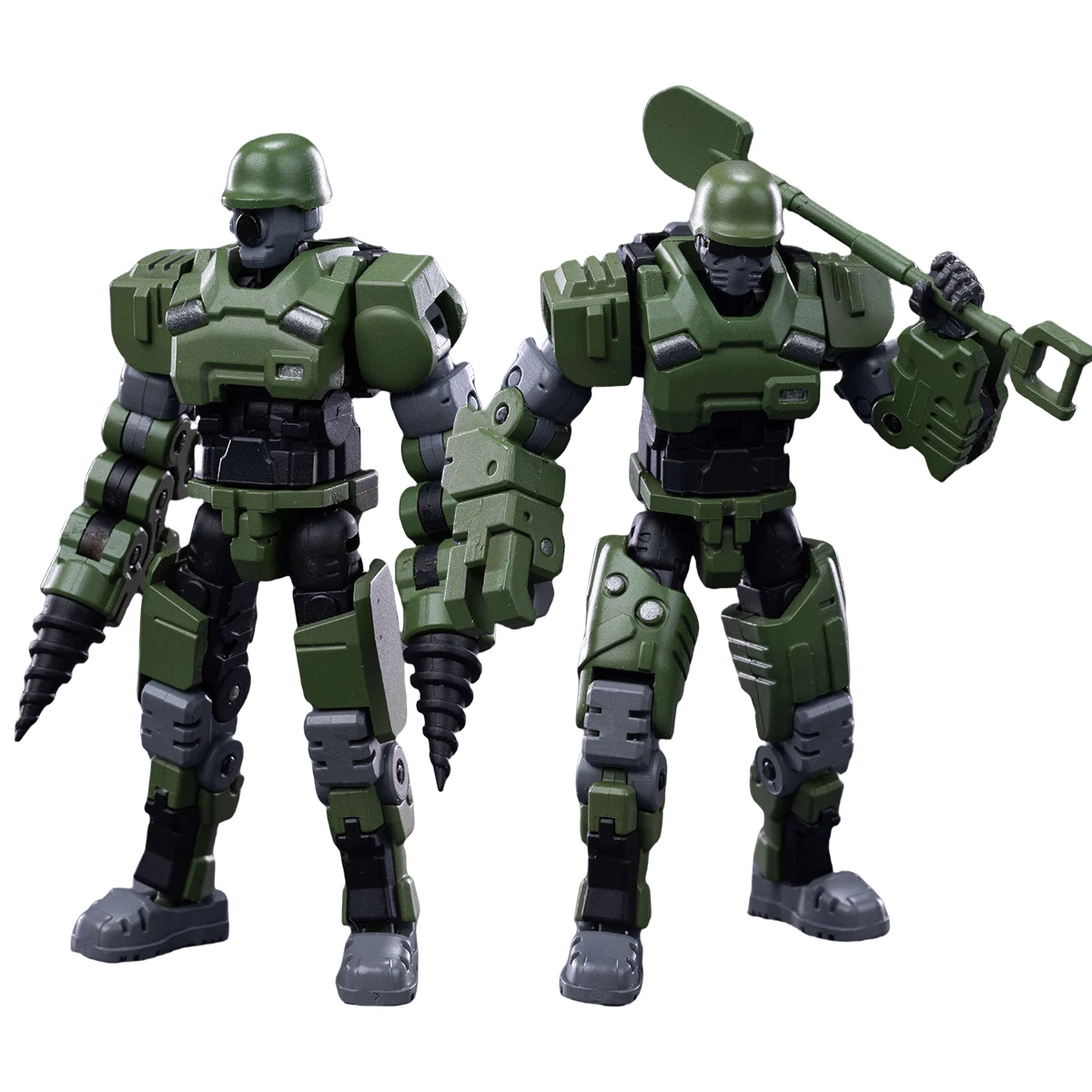 HIPLAY Warriors Workshop Battlefield Mecha 2-in-1 Chai Mecha Soilder 1/30 Scale Model Kit