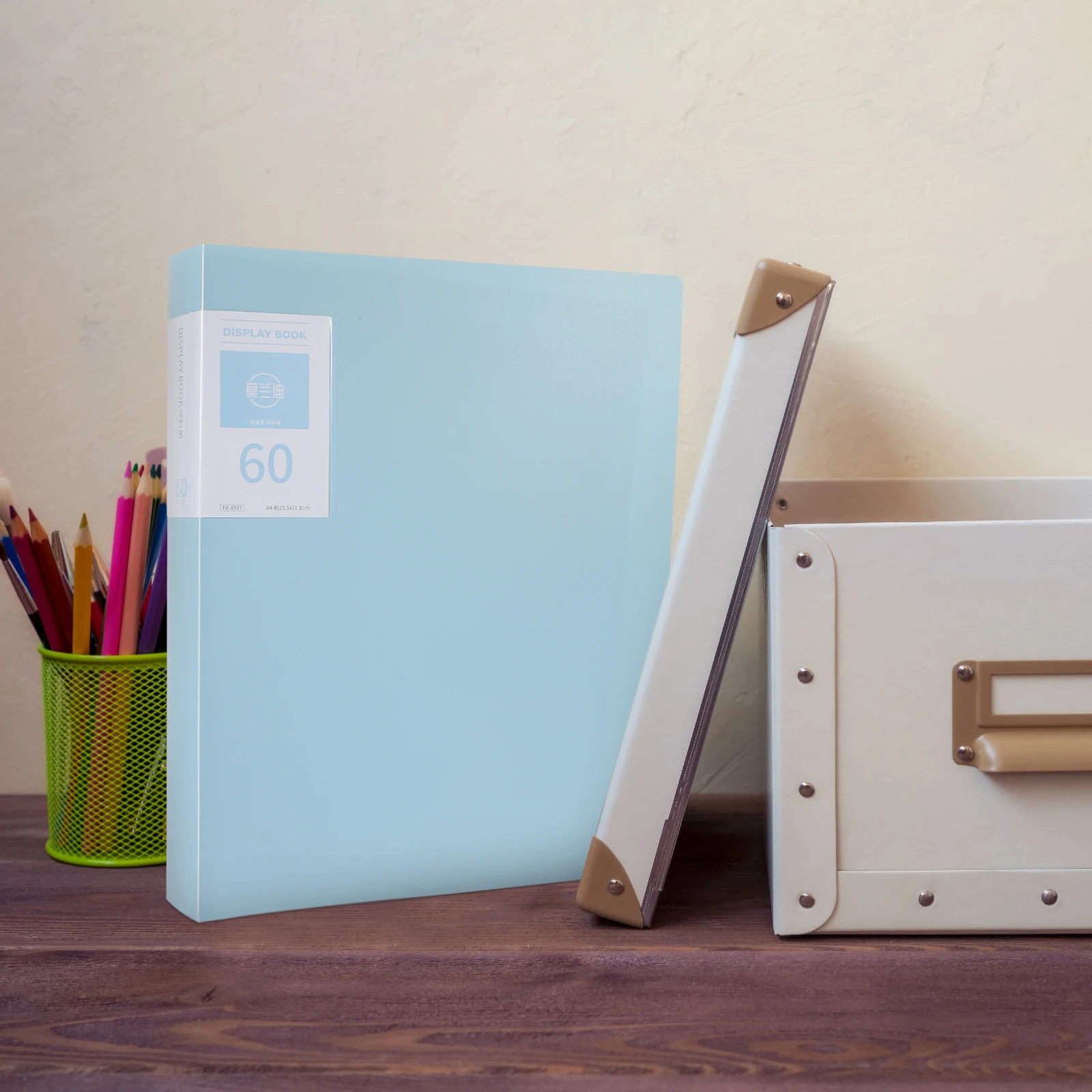 منظم الملفات الشفاف، مجلد تخزين المستندات لحامل الأعمال الورقية المدرسية المكتبية، إدراج عمودي متعدد الاستخدام