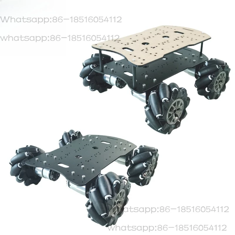 20KG Load 4WD McNum Wheel Robot Car Chassis 12V Motor PID Speed Measurement Arduino