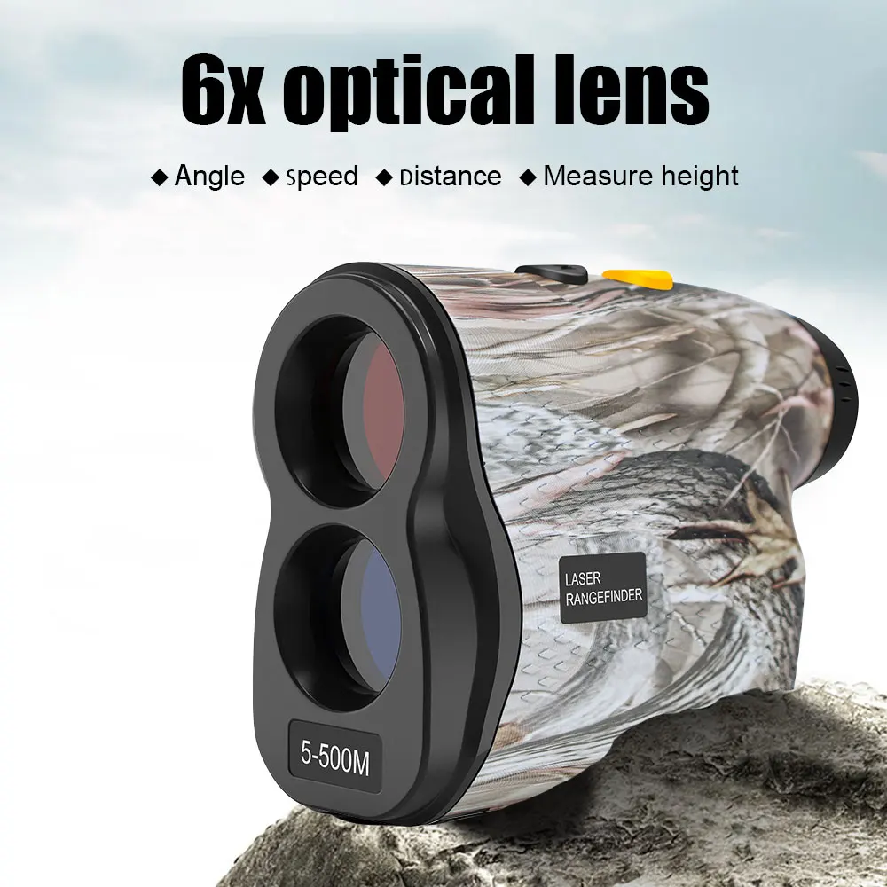 RZ Hunting Rangefinder 500M Waterproof Telescope Golf Laser Rangefinder USB Rechargeable For Golfing