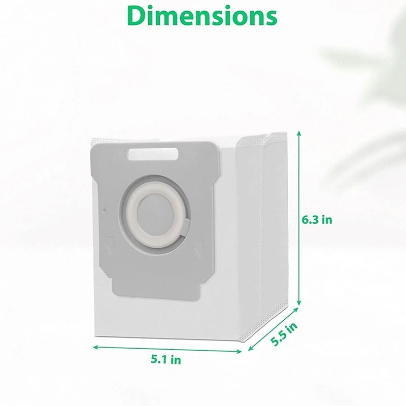 YCOC-Kit de piezas de repuesto de bolsas de filtro de vacío y aspiradora Compatible con Irobot Roomba I3/I3+/I4/I4+/I6/I6+/I7/I7+/J7