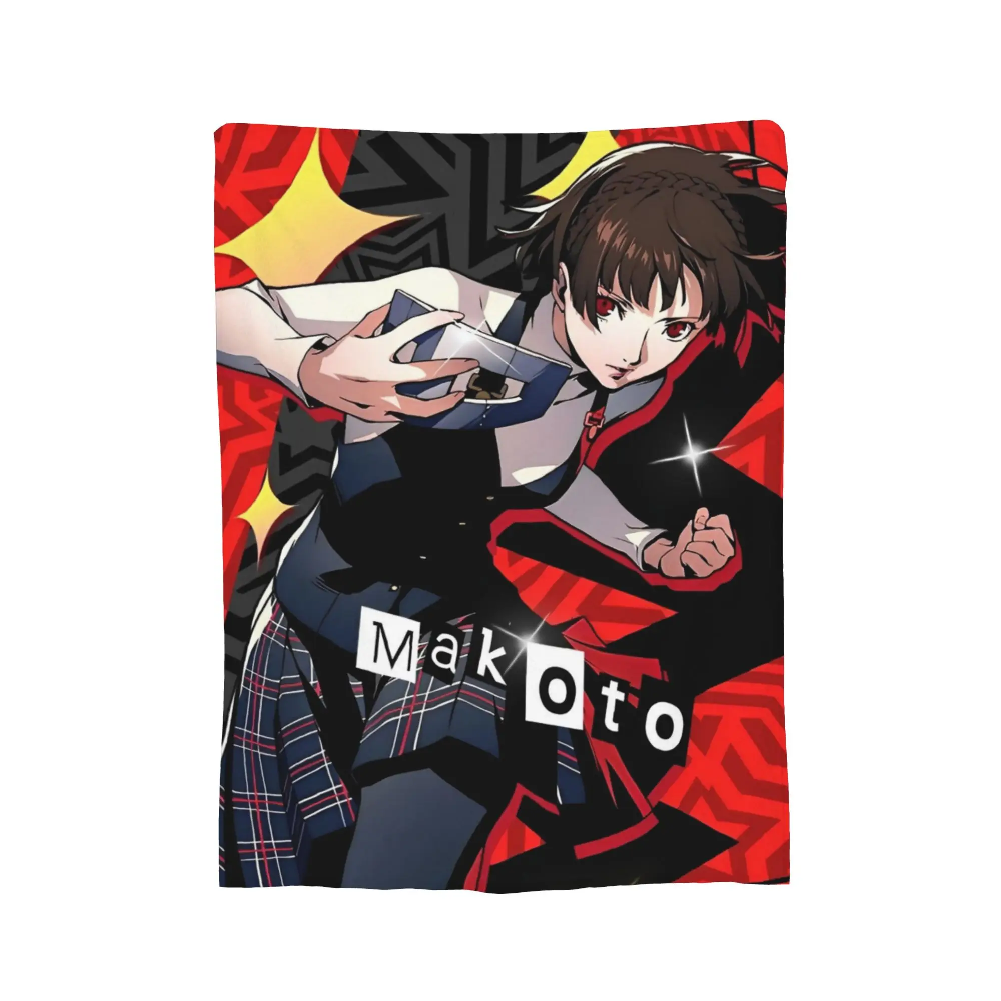 Persona  Maroto Blanket Video Games Plush Novelty Warm Throw Blanket for Chair Covering Sofa Textile Decor