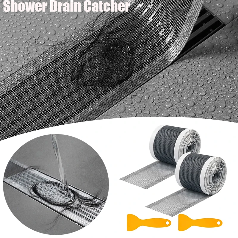 10 metri filtro lavello da cucina fogna tappo a caduta adesivi a rete per bagno doccia usa e getta filtro di scarico a pavimento raccoglitore per capelli