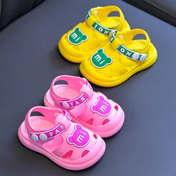 Children's sandals baby gril shoes boys slippers soft soled summer beach style girls sandals