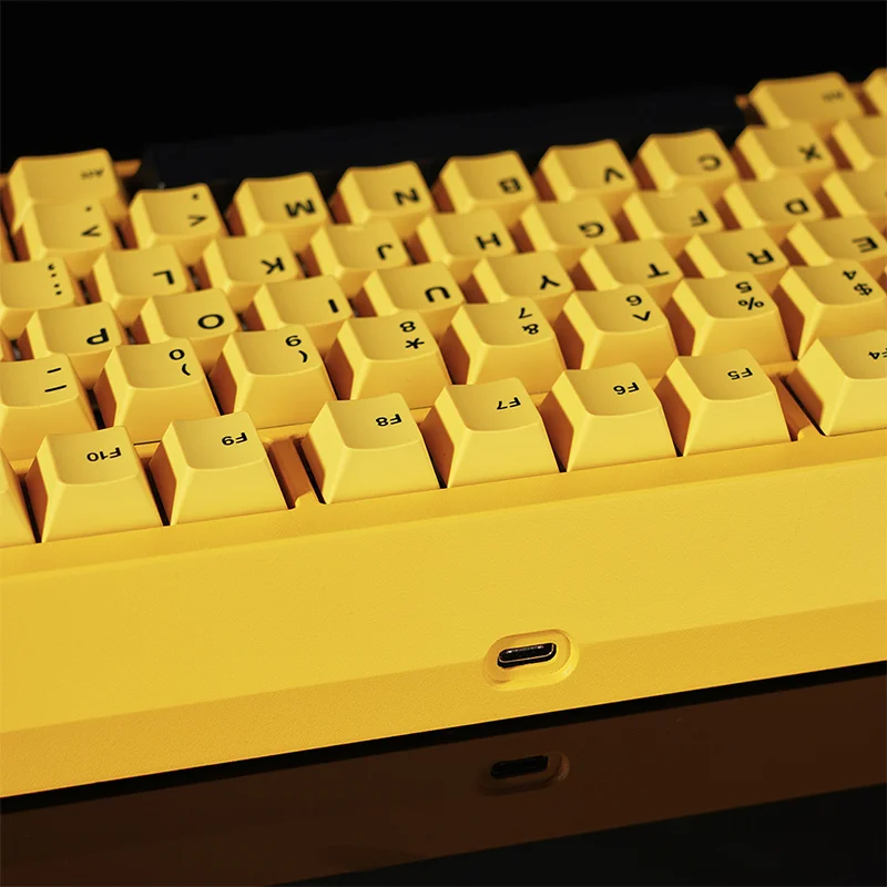 Imagem -04 - Wuquestudio ws Pbt Keycaps Amarelo Básico Doubleshot Injeção Keycaps 227 Teclas Cereja Perfil para Teclado Mecânico Kits Personalizados