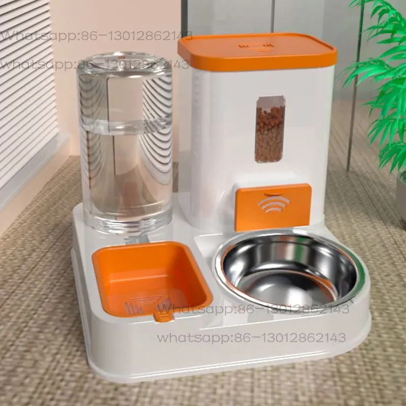 Automatic feeder cat rice bowl drinking machine