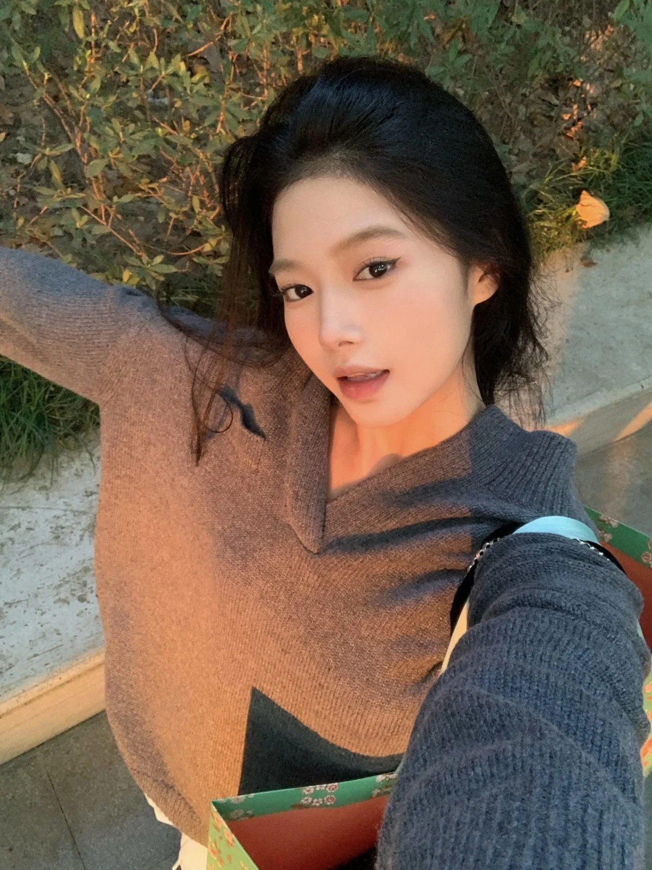 

Мужской вязаный свитер свободного кроя American Sle Lazy Sle с высоким воротником, повседневный, универсальный, удобный, дышащий, длинный...