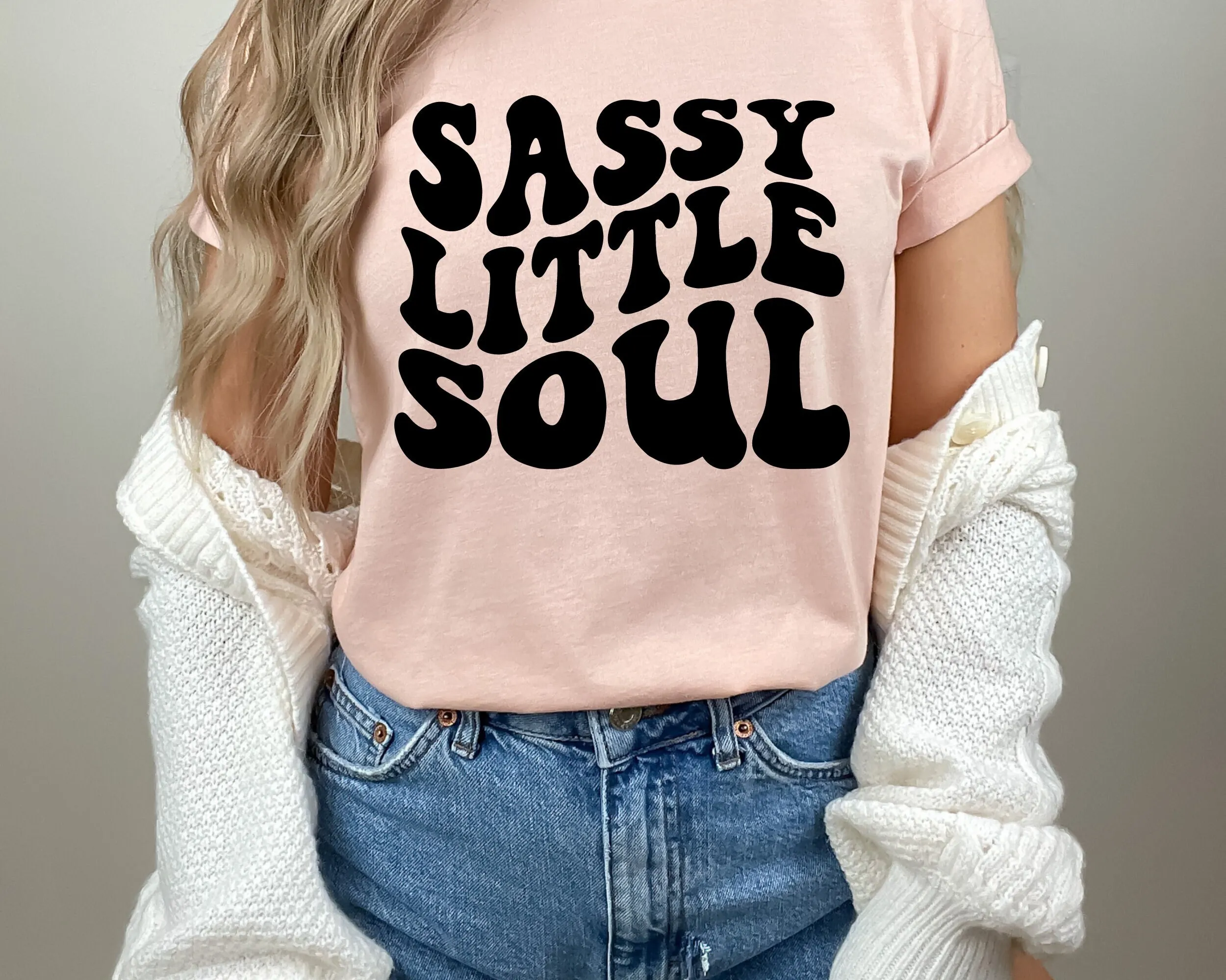 

Детская футболка Sassy Little Soul в стиле ретро