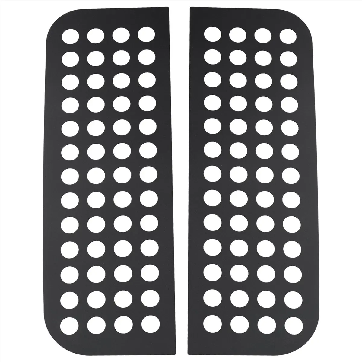 Super Sale Car Rear Door Triangular Window Glass Panel Decoration Cover Doors Exterior Accessories for Jeep Wrangler JL 2018-202