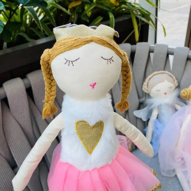 50cm Long-legged Fairy Dolls Nordic Style Children Smoothing Doll Plush Toys Baby Girls Sleeping Toys Room Decor Kids Gift