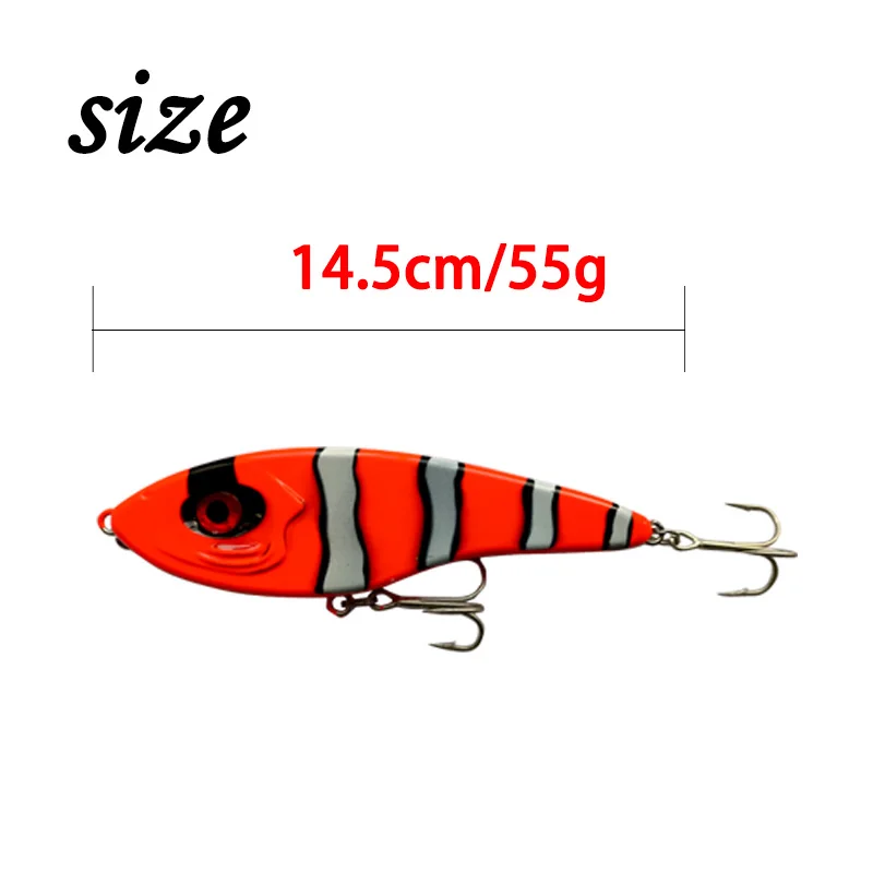 Jig Fishing Lure Sea Vibration 55g Artificial Bait in the sea Pike Fishing Equipment Tools Wobbler Fishing Accessories Breaking