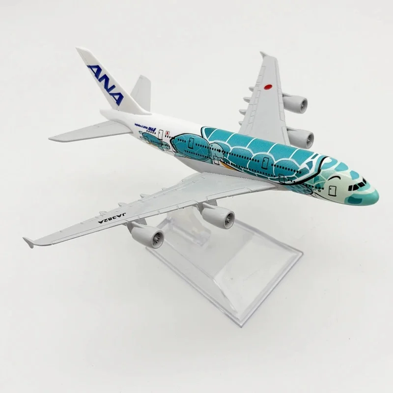 1/400スケール 16/20CM ANA シー・タートル・ペインティング A380