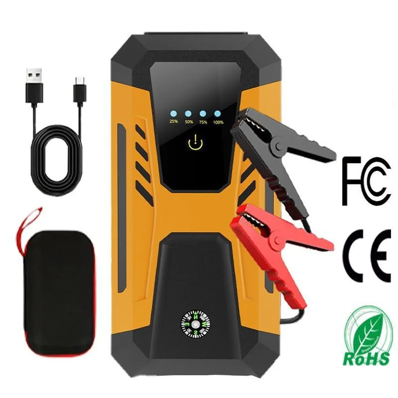 

Портативное пусковое устройство 12В с функцией Power Bank: Умная система защиты для автомобилей, грузовиков и внедорожников - Ваш незаменимый комплект для экстренных ситуаций на природе