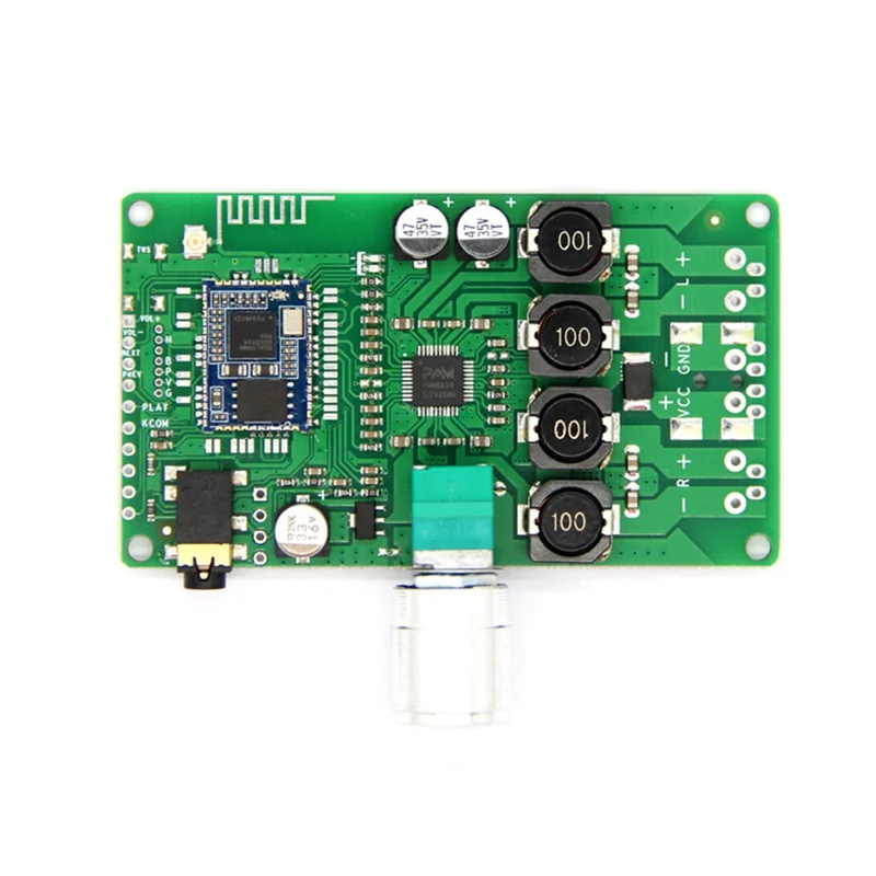 News QCC3034 Bluetooth Power Amplifier 15Wx2 Stereo AUX Support APP Control For Name Change, Password Setup & EQ Adjustments