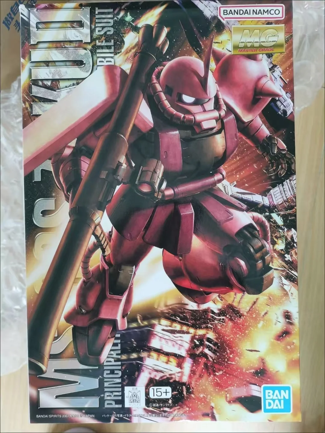 

Комплект модели Bandai Gundam MG 1/100 CHAR S ZAKU 2,0 Gundam, аниме-фигурки, мобильный костюм, модель персонажа Gunpla, коллекция игрушек в подарок