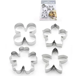 DIY Flower Molds Fondant Biscuit Cookie Cutter For Cake Decorating Tools Chocolate Birthday Party Wedding Kitchen Accessories