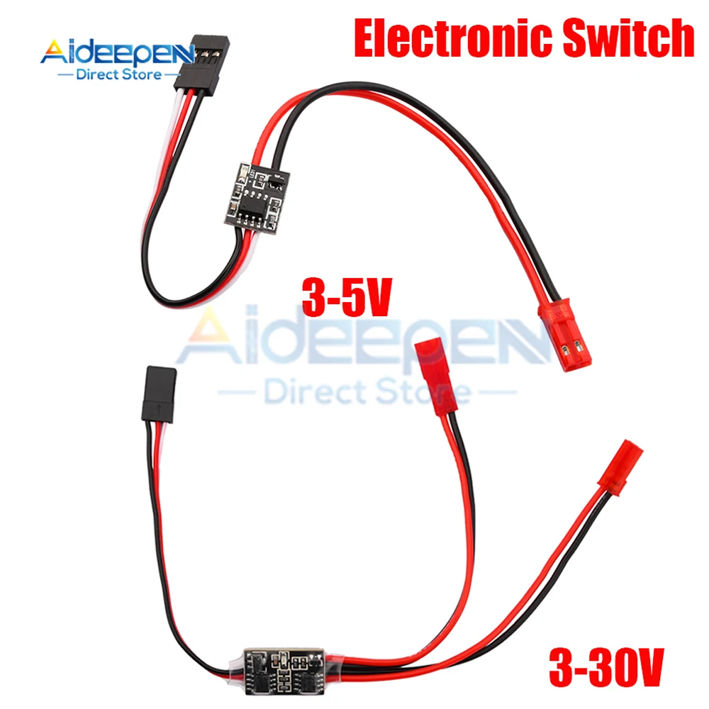 2A/20A/30A High Current Remote Control Switch 3-5V/3-30V/3.7-27V Model Plant Protection Machine Drone Water Pump PWM Signal