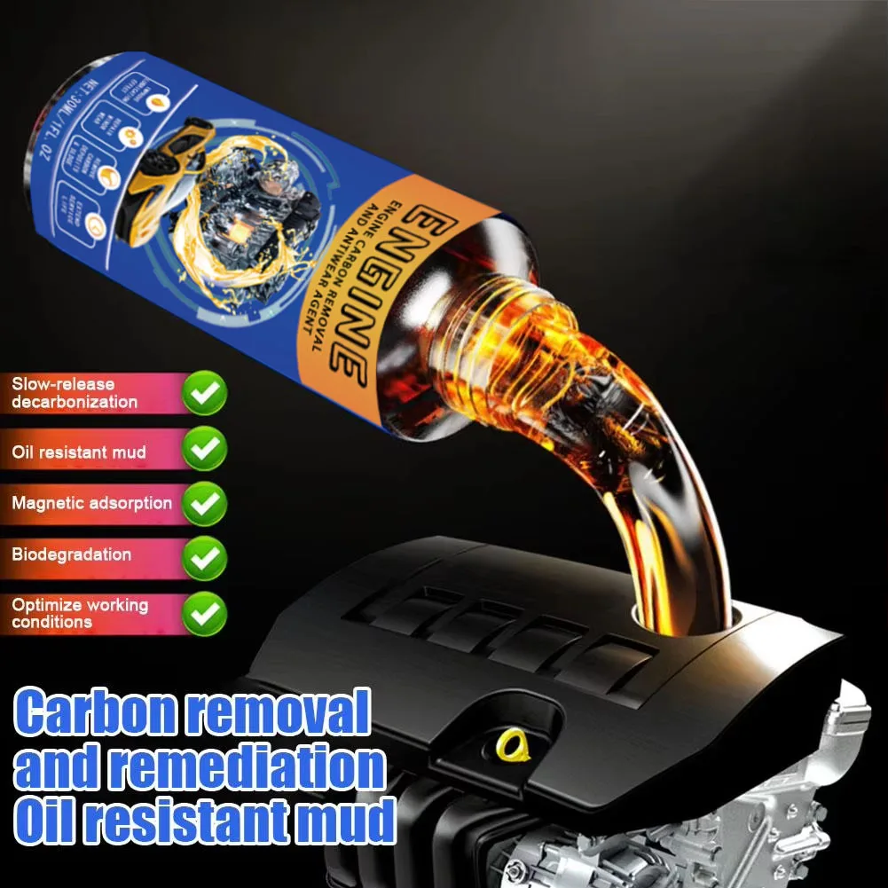 

Sports carbon remover, efficient motor anti-Chrisp protection agent, engine noise and anti-noise reduction