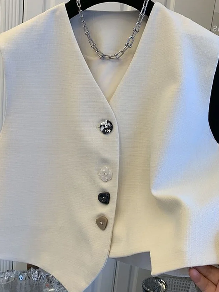 

Ele Simple V-Ne Layered Tank Top Women's Faionable Casual irt Sli mat Vest Quali Upper Apparel