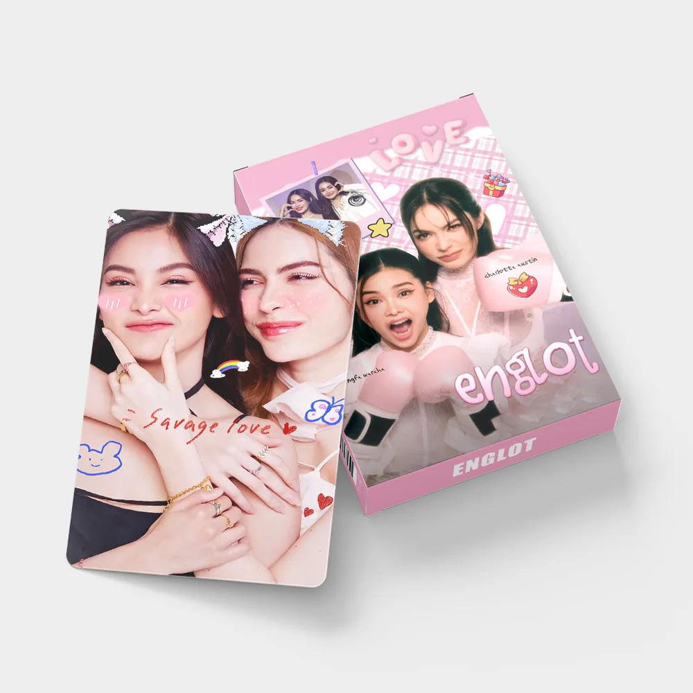 30 Pcs/Set Holographic Thai Pageant Star Lomo Cards - Engfa & Charlotte Idol EngLot Photo Perfect Fans Gift