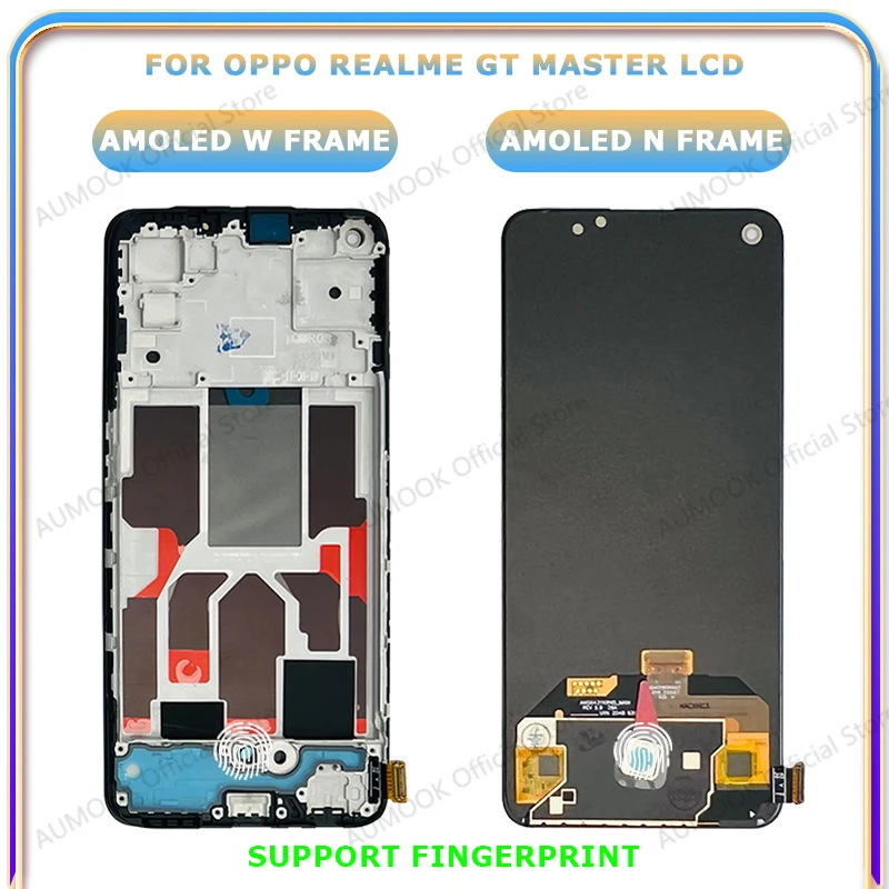 Für Oppo Realme GT Master LCD Display RMX3363 RMX3360 LCD Touch Screen Digitalisieren Montage Panel LCD Mit Rahmen Ersatz Teile – Detail 6