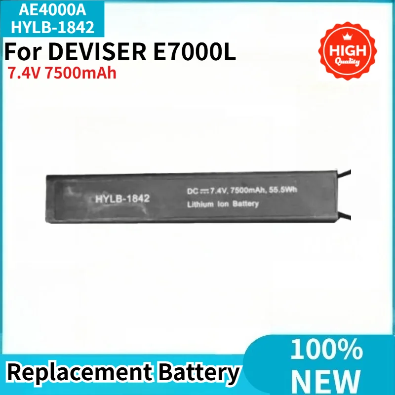 

Brand New High Quality 7.4V 7500mAh OTDR Instrumentation Battery AE4000A HYLB-1842 for DEVISER E7000L Replacement Battery