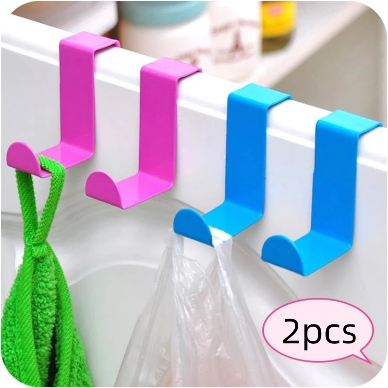 Z-Shaped Color Stainless Steel Hook Bathroom Kitchen Door Hook Cabinet Door Drawer Hook S Hook Clothes Hook Home Organization