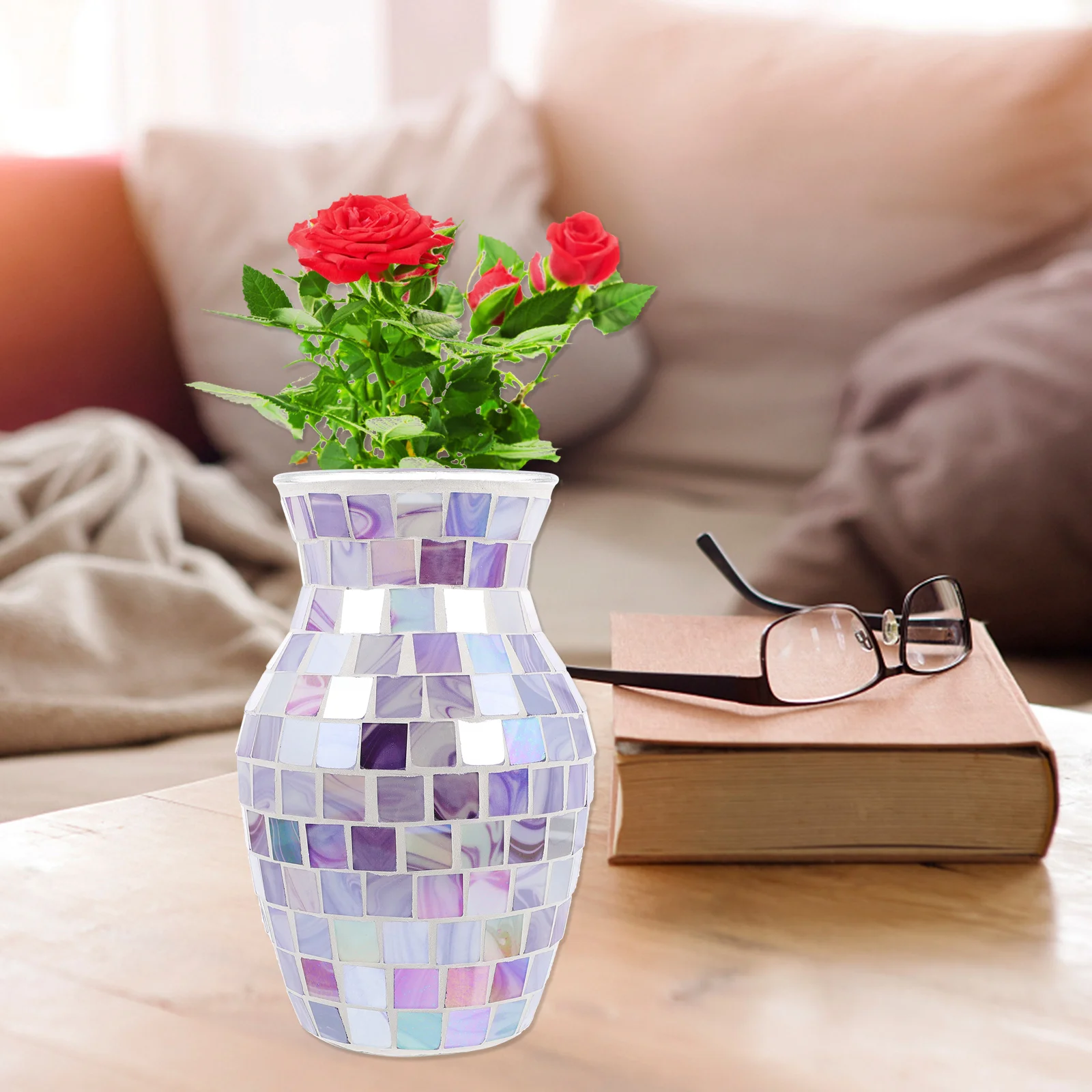 

Vase for Flowers Home Decor Decoration Decorative Floral Arrangement Holder Glass