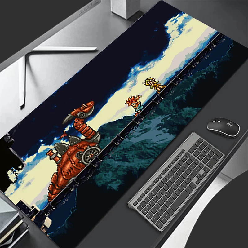 

Mousepad Pattern Game Pad Rubber C-chrono T-trigger HD Mouse Pad PC Accessories Desk Mat Non Slip Office Table Mat Keyboard Pad
