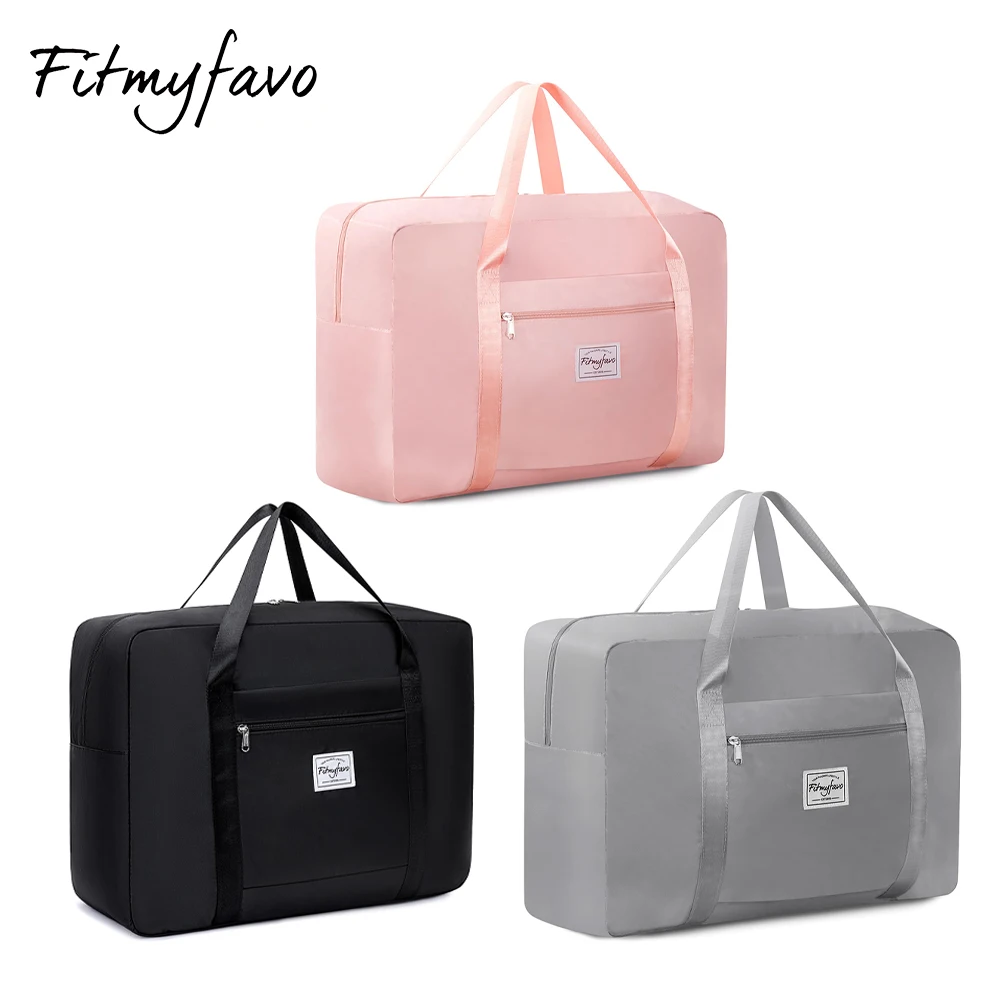 

Portable Foldable Travel Duffel Bag Nylon Waterproof Sports Gym Tote Bags Large Capacity Storage Luggage Handbag