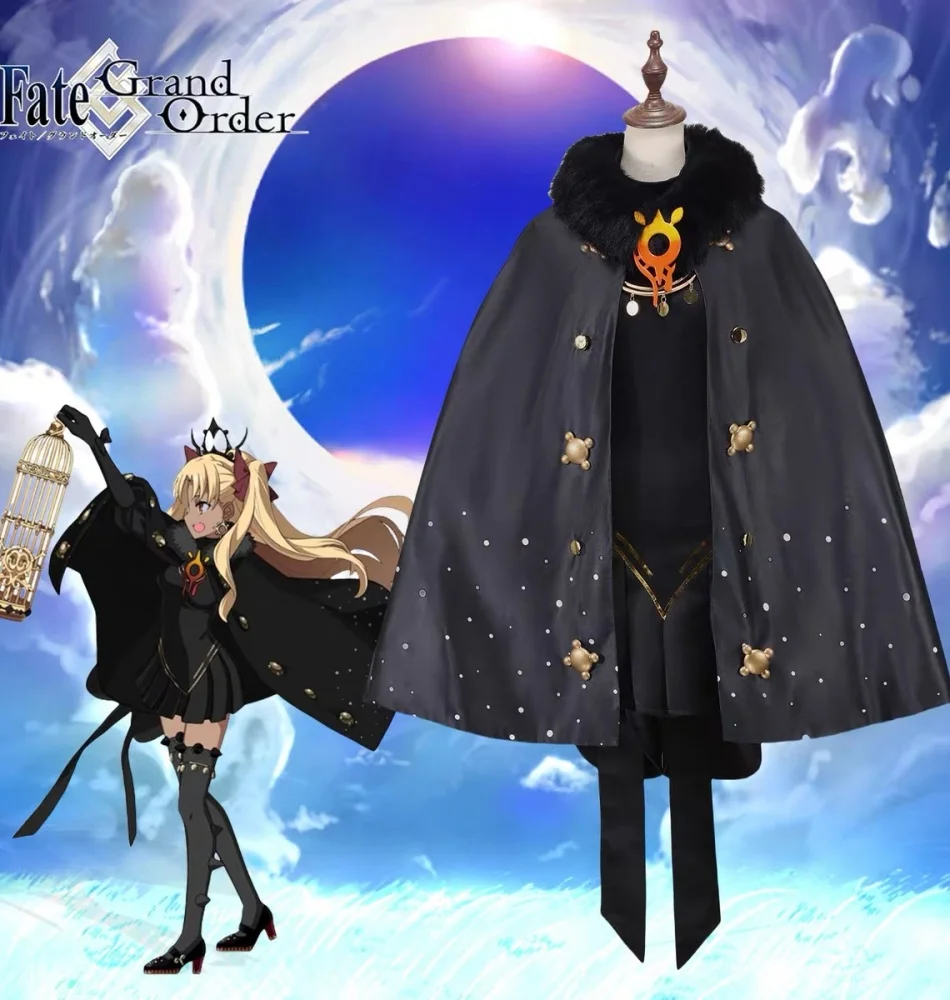 

COWOWO Fate/Grand Order Ereshkigal Косплей Костюм Cos Game Аниме Вечеринка Униформа Хэллоуин Играть Ролевая Одежда Одежда