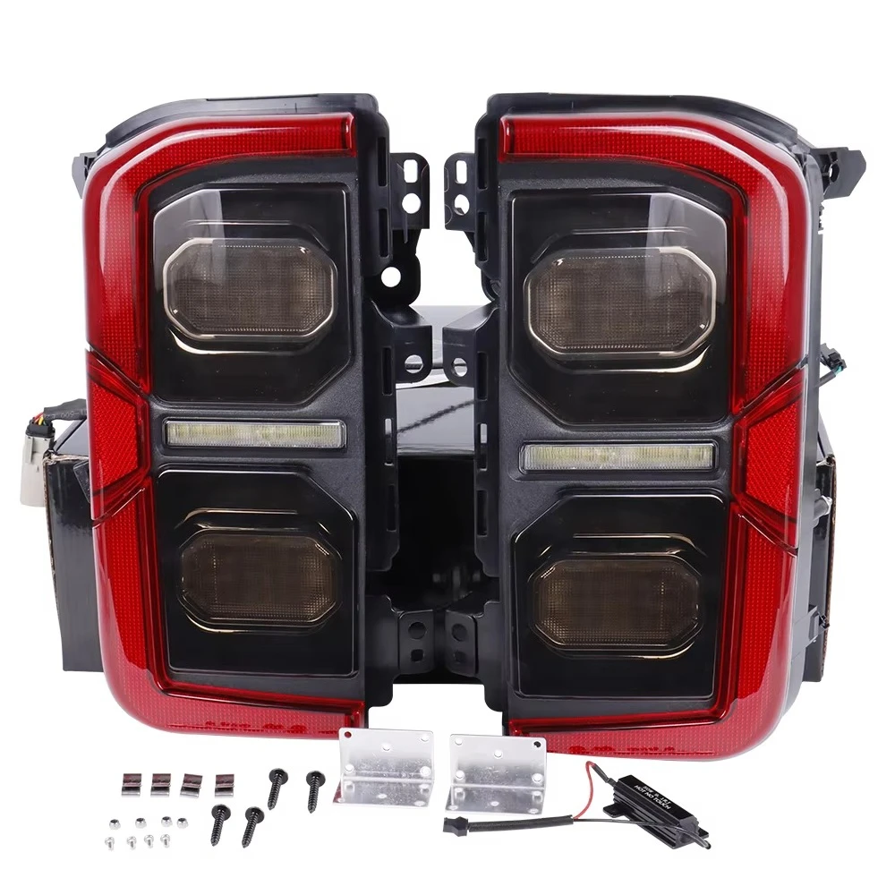 DOT Led Tail Lights Assembly for Ford Bronco 2021-2025 Car Rear Taillights Driving Brake Reverse Light Turn Signal Position Lamp