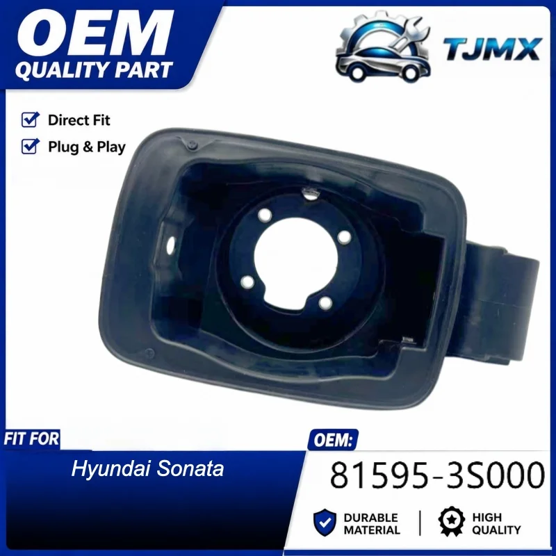 81595-3S000 Fuel Filler Door Housing Base for Hyundai Sonata Gas Tank Filler Door Replacement Auto Parts
