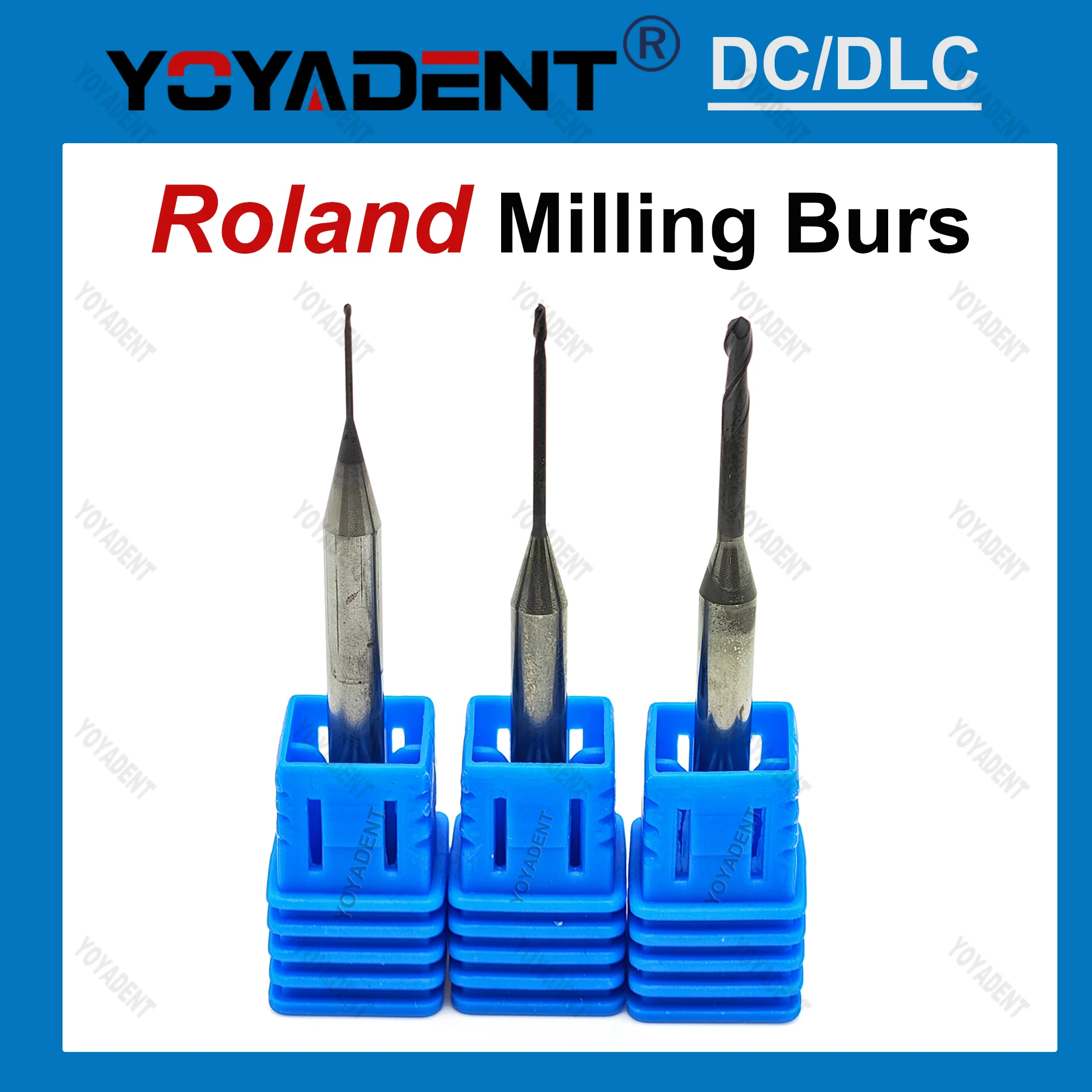 

Roland DC/DLC Dental Zirconia Milling Burs For Zirconia PMMA Disc Roland CADCAM Dentistry Milling Machine